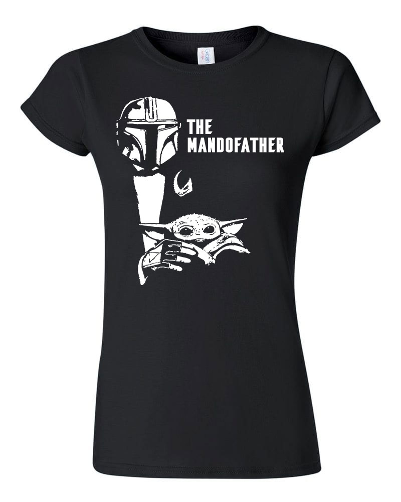 a mandalorian baba yoda Fekete Női Póló