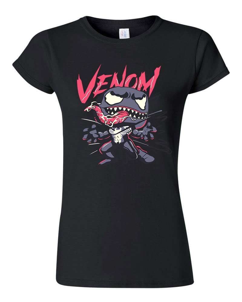 venom méreg Fekete Női Póló