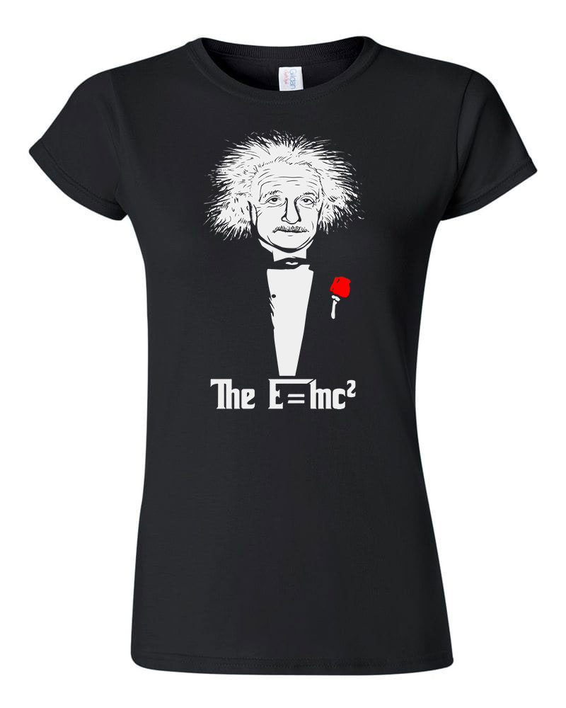 albert einstein Fekete Női Póló