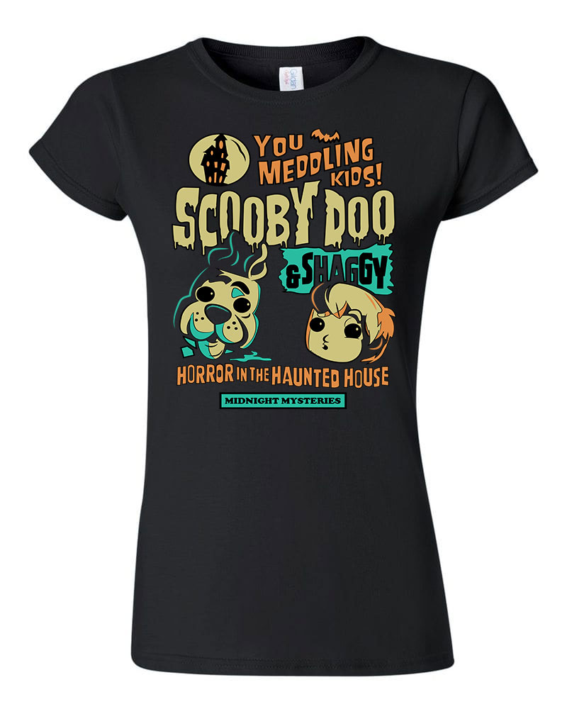 Scooby Doo Fekete Női Póló