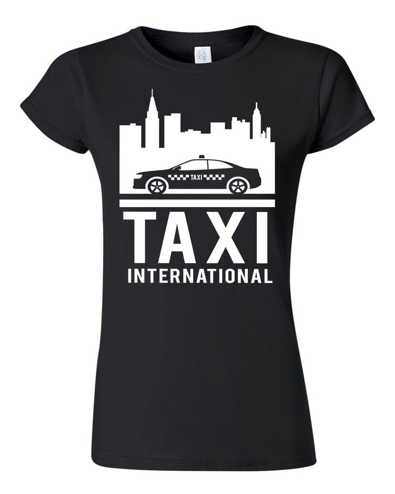 Taxis taxi Fekete Női Póló