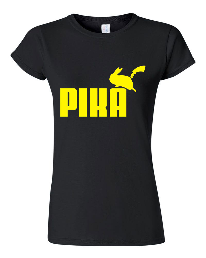 Pikachu Pokemon Fekete Női Póló