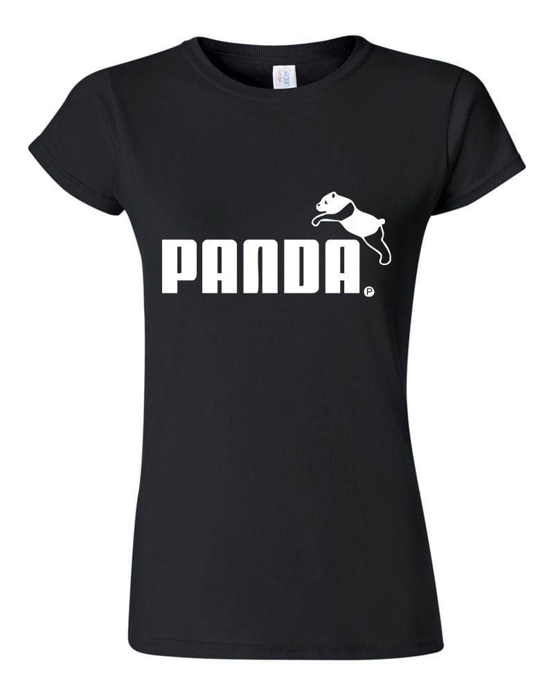 Panda Fekete Női Póló