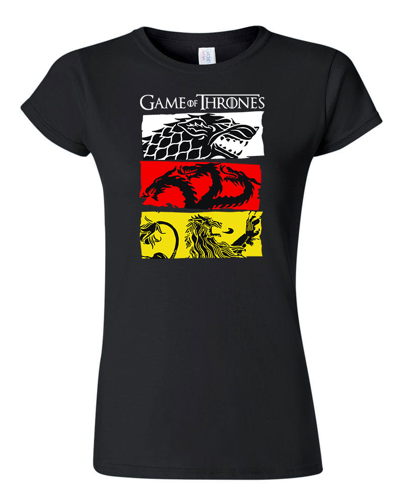 Game Of Thrones Trónok Harca Fekete Női Póló