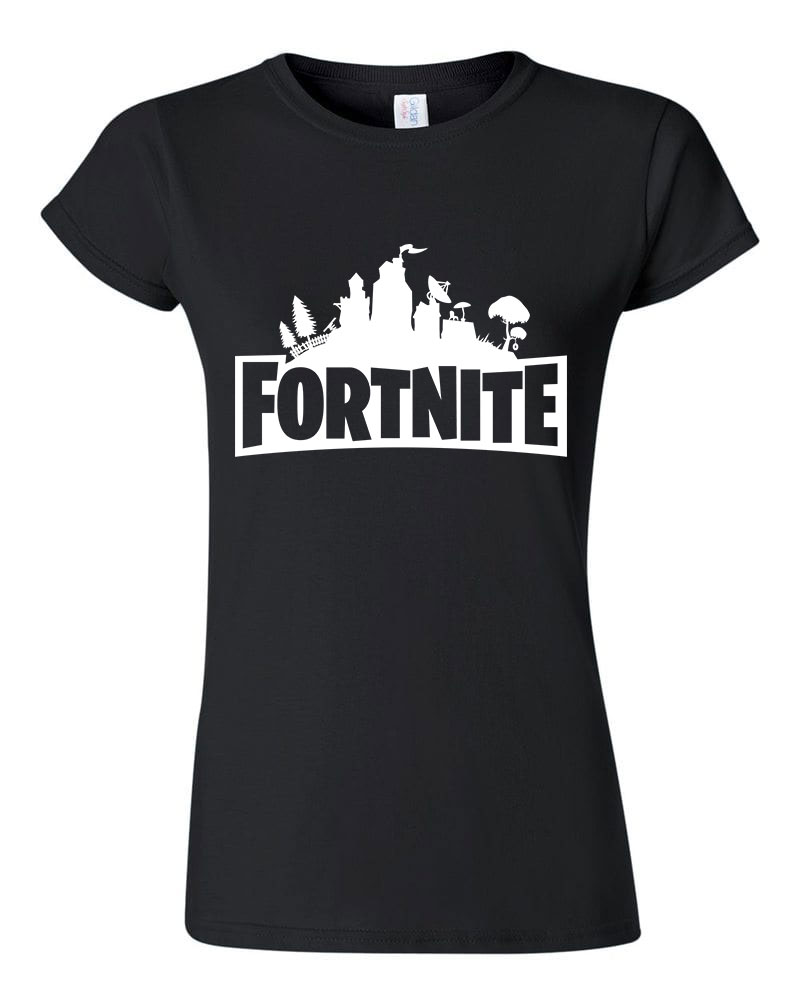 Fortnite Fekete Női Póló