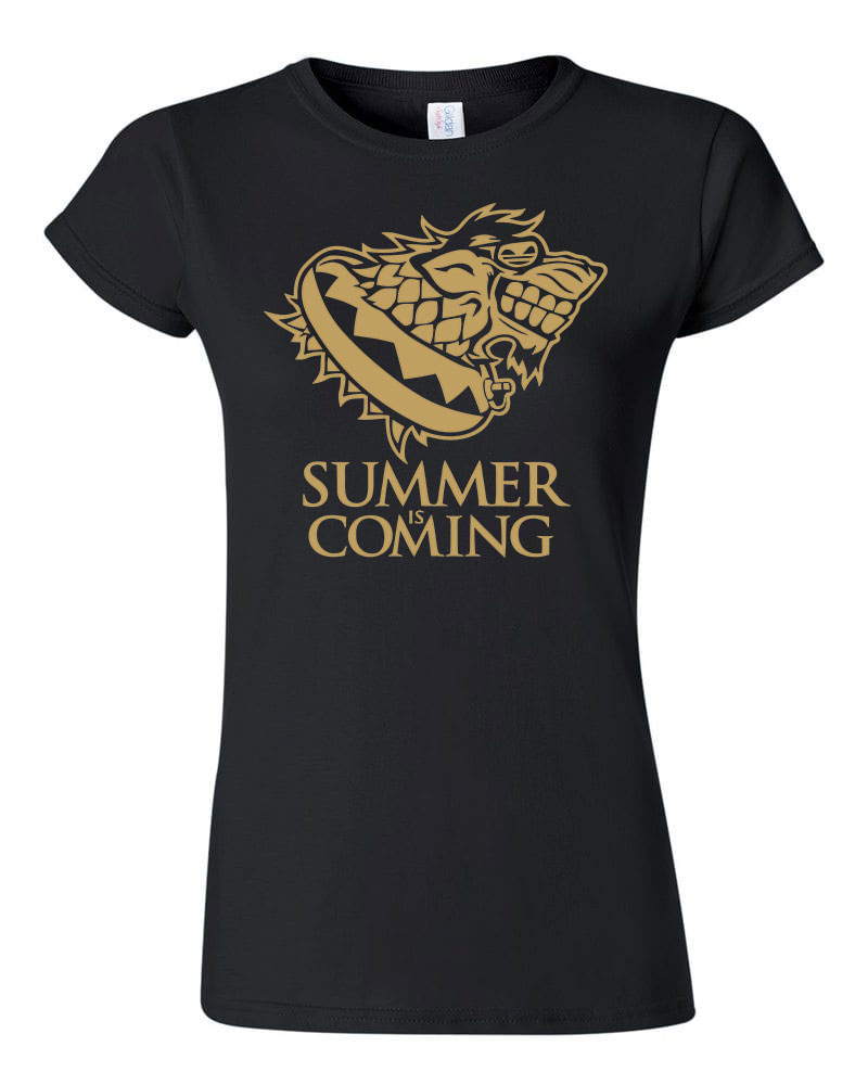 Nyár Nyaras Summer Fekete Női Póló