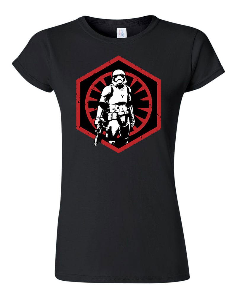 Star Wars Strom Trooper Fekete Női Póló