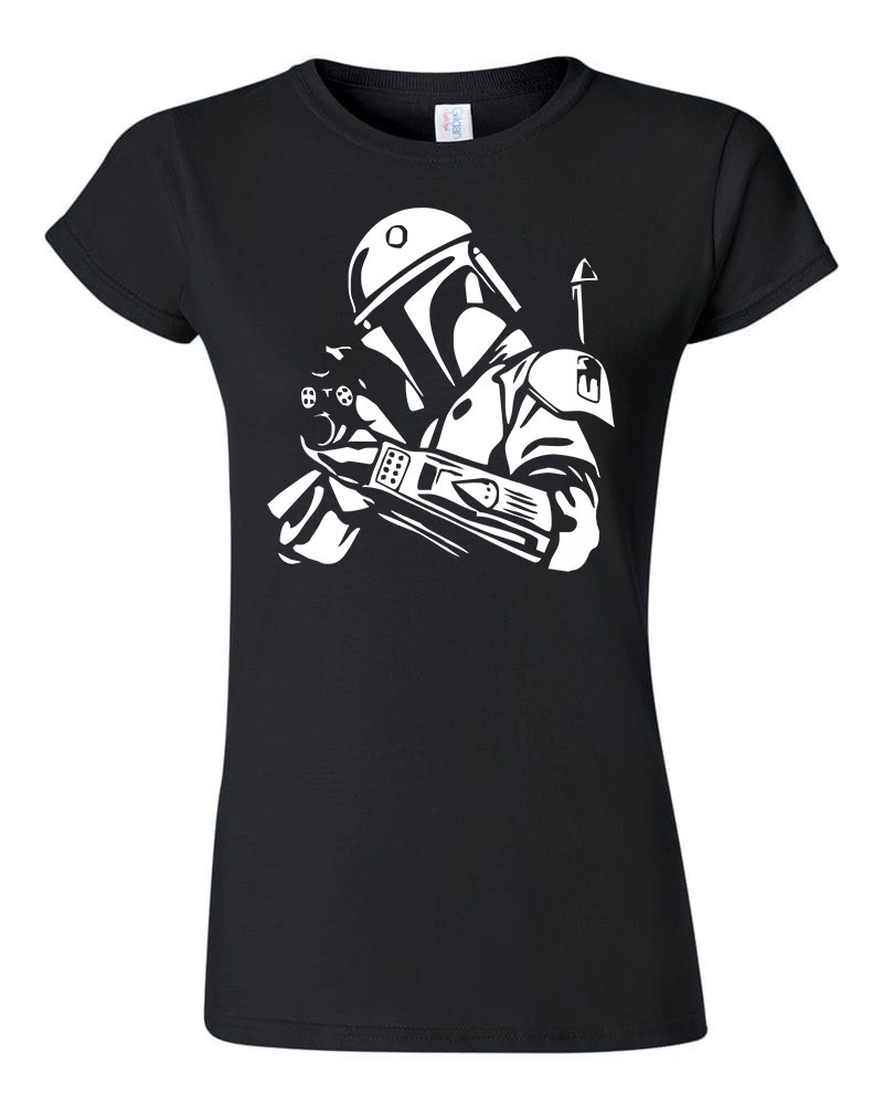 boba fett star wars Fekete Női Póló