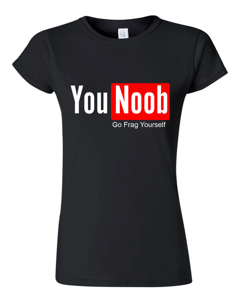 you noob youtube Fekete Női Póló