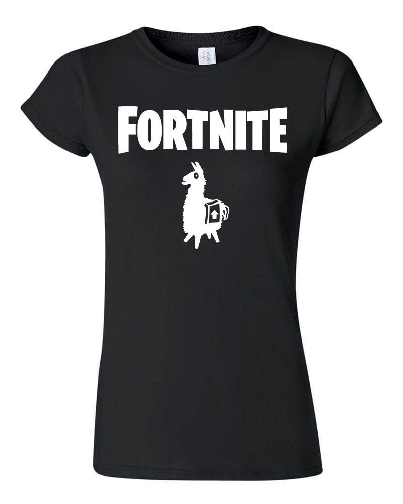 fortnite loot láma Fekete Női Póló