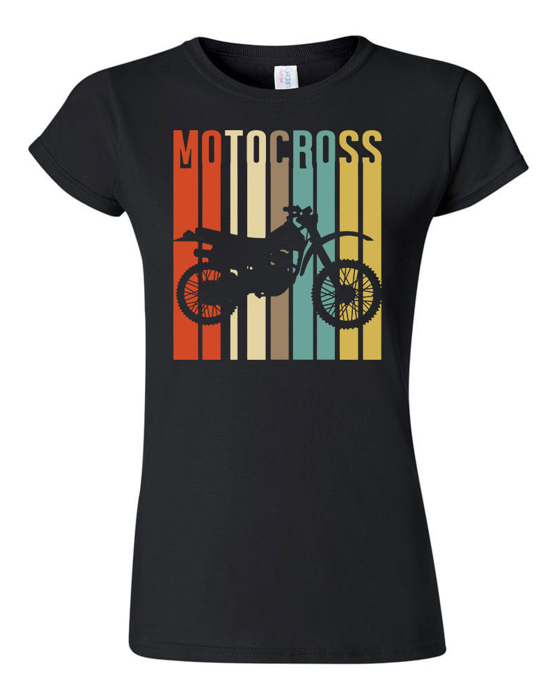 motocross motor motoros Fekete Női Póló