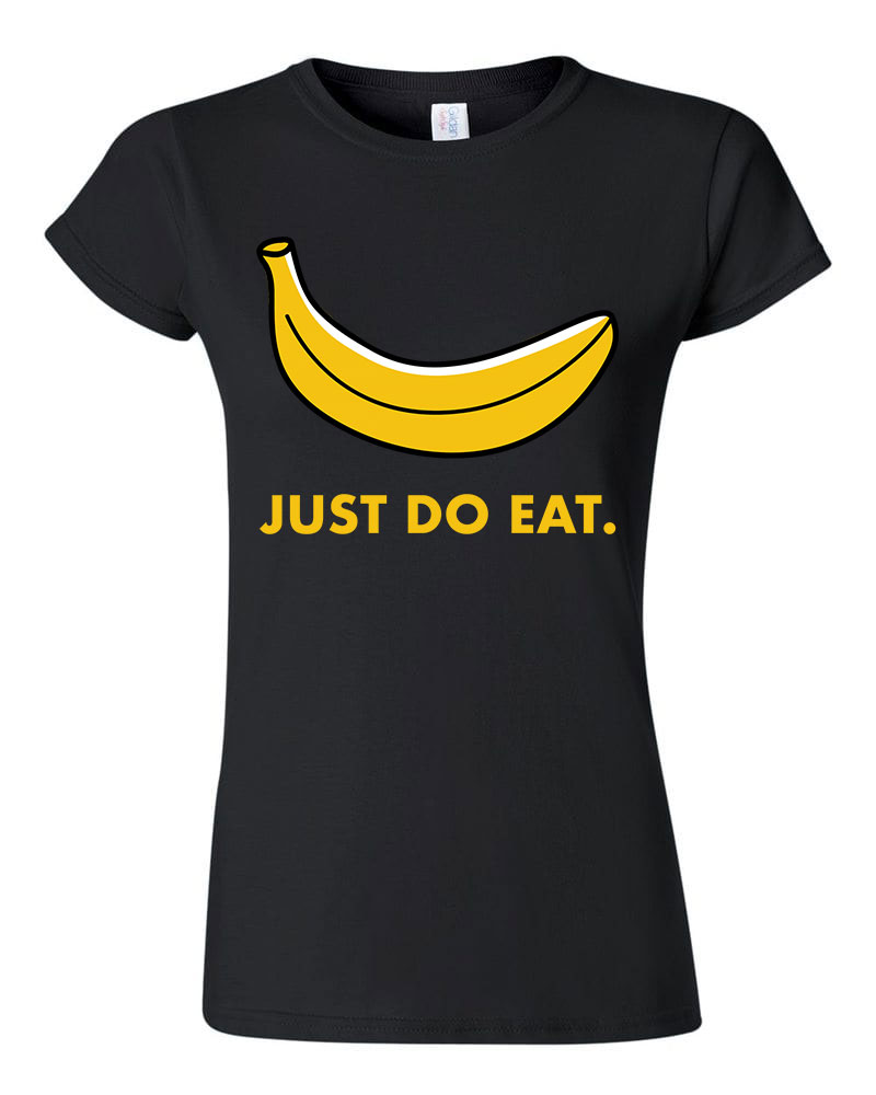 banán banana humor Fekete Női Póló