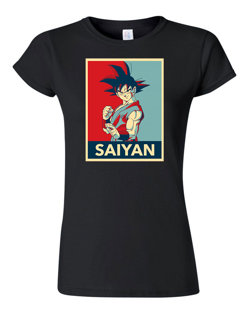 dragon ball son goku Fekete Női Póló