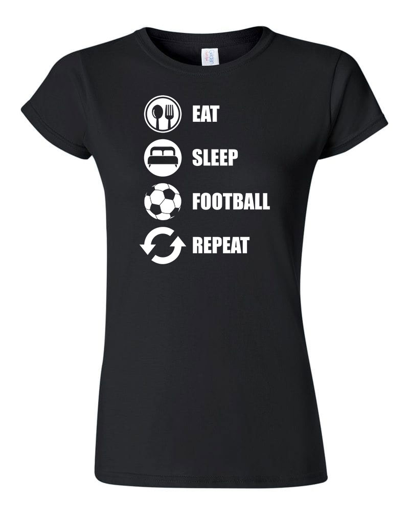 foci football focista Fekete Női Póló