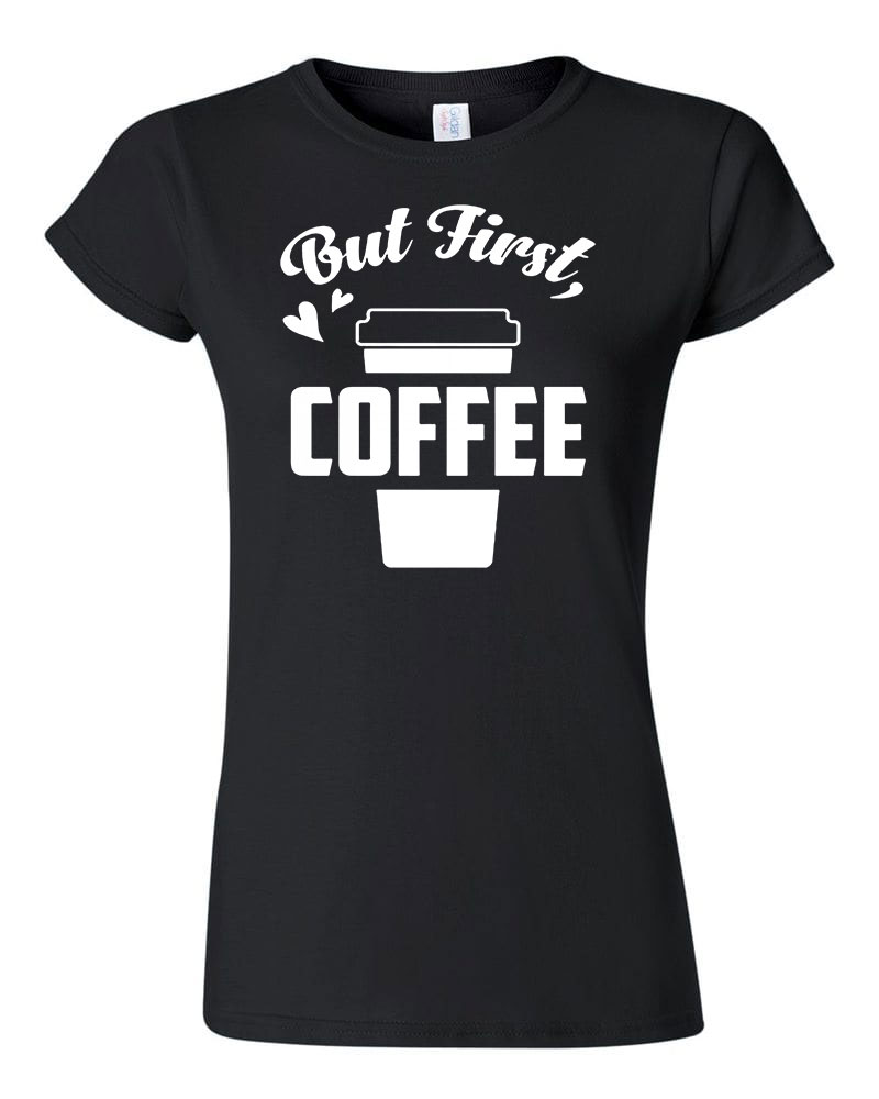 coffee kávé Fekete Női Póló