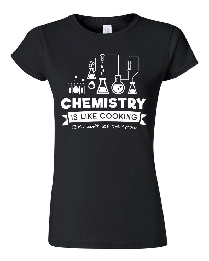 kéma kémikus chemistry Fekete Női Póló