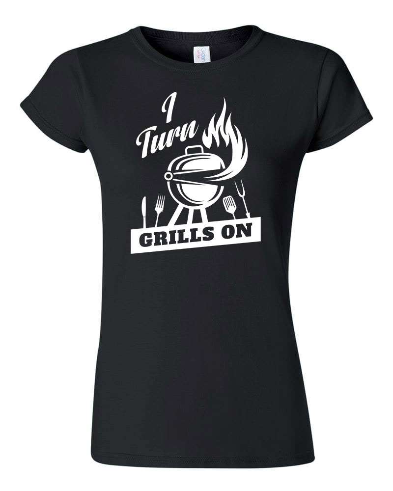 grillezés grill Fekete Női Póló
