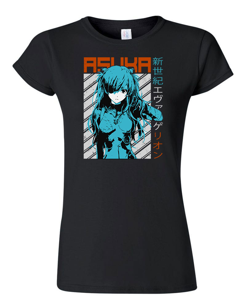 evangelion Fekete Női Póló