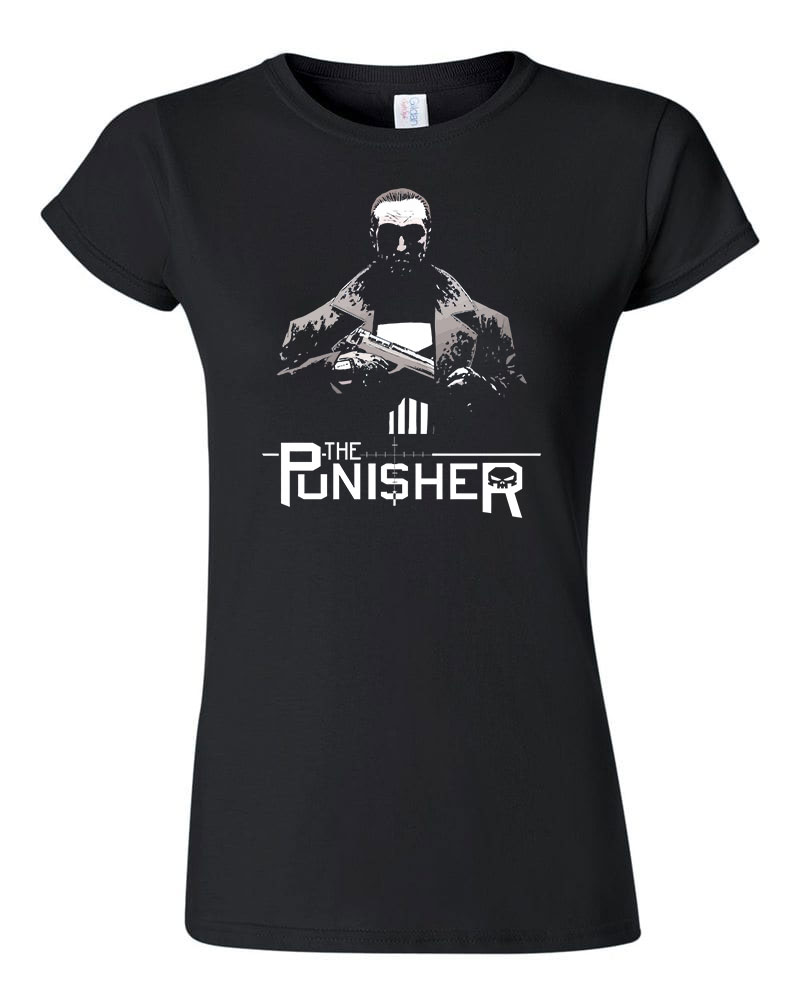 The Punisher A Megtorló Fekete Női Póló