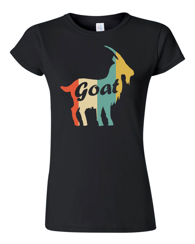 goat kecske Fekete Női Póló