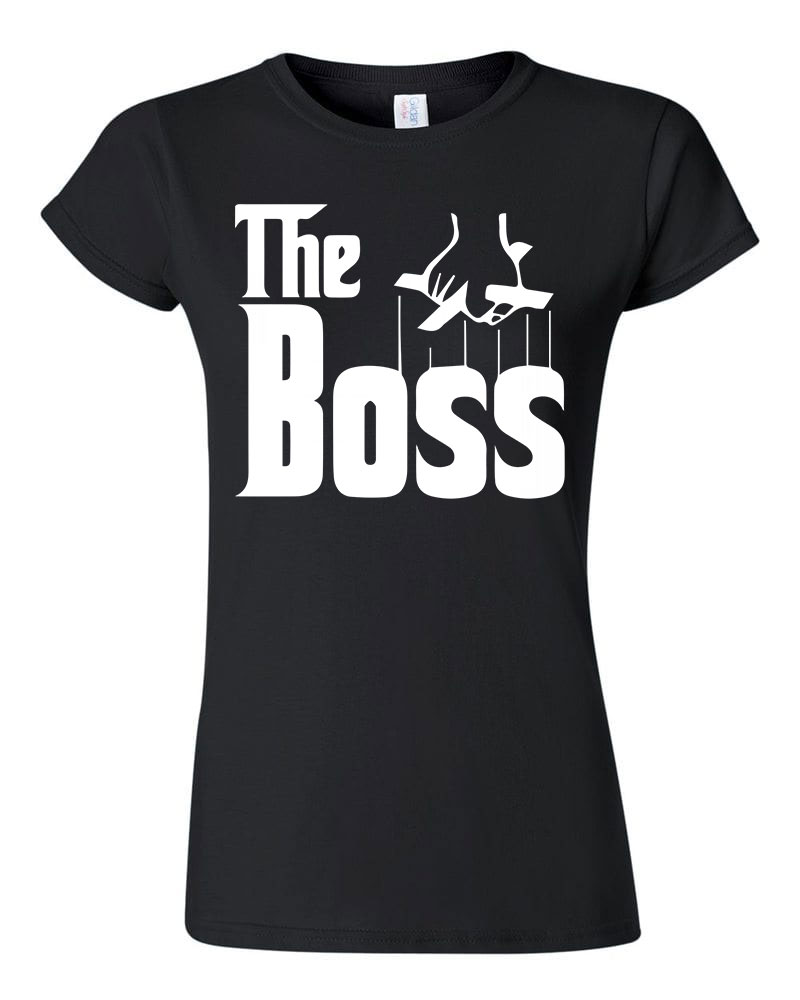 The Boss Fekete Női Póló