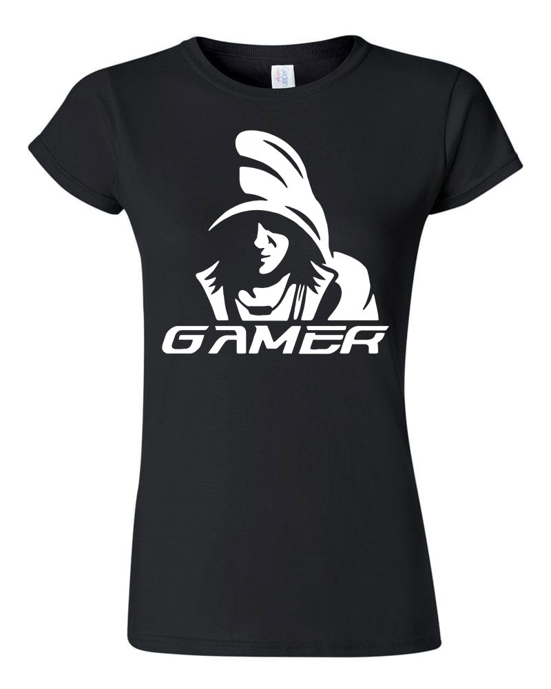 gamer Fekete Női Póló