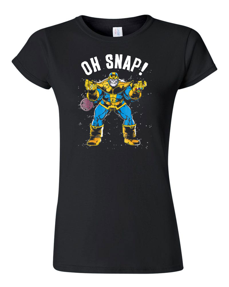 thanos avengers Fekete Női Póló