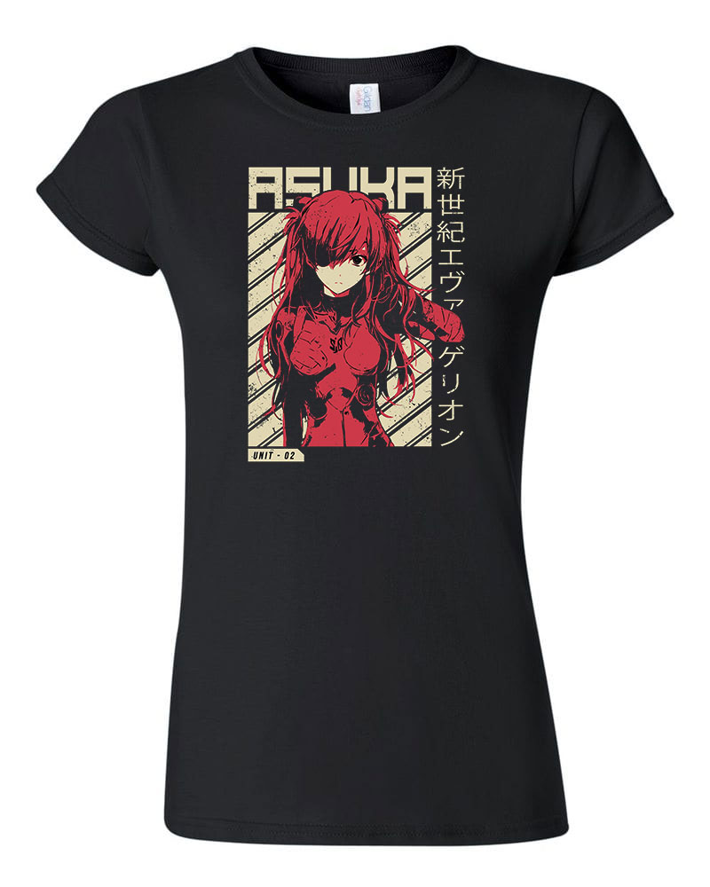 evangelion Fekete Női Póló
