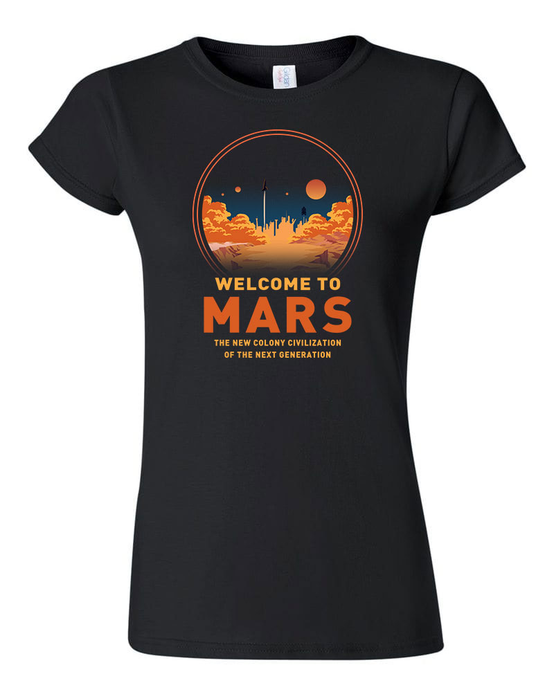 mars Fekete Női Póló