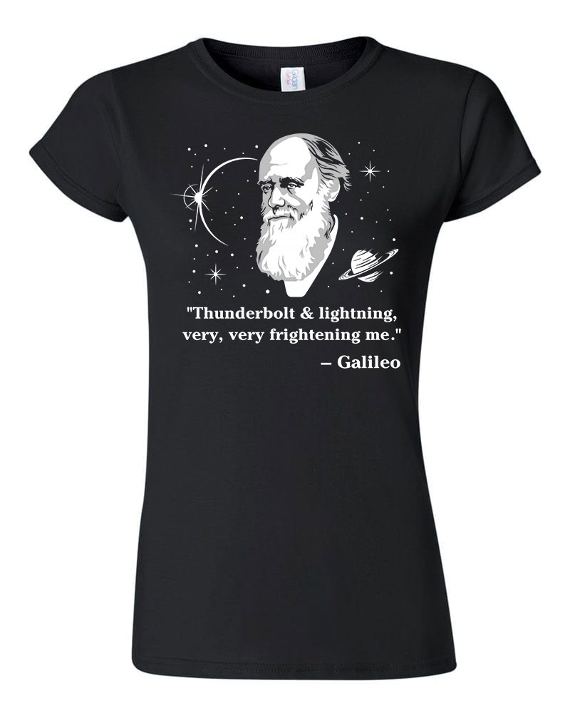 galileo idézet csillagászat Fekete Női Póló