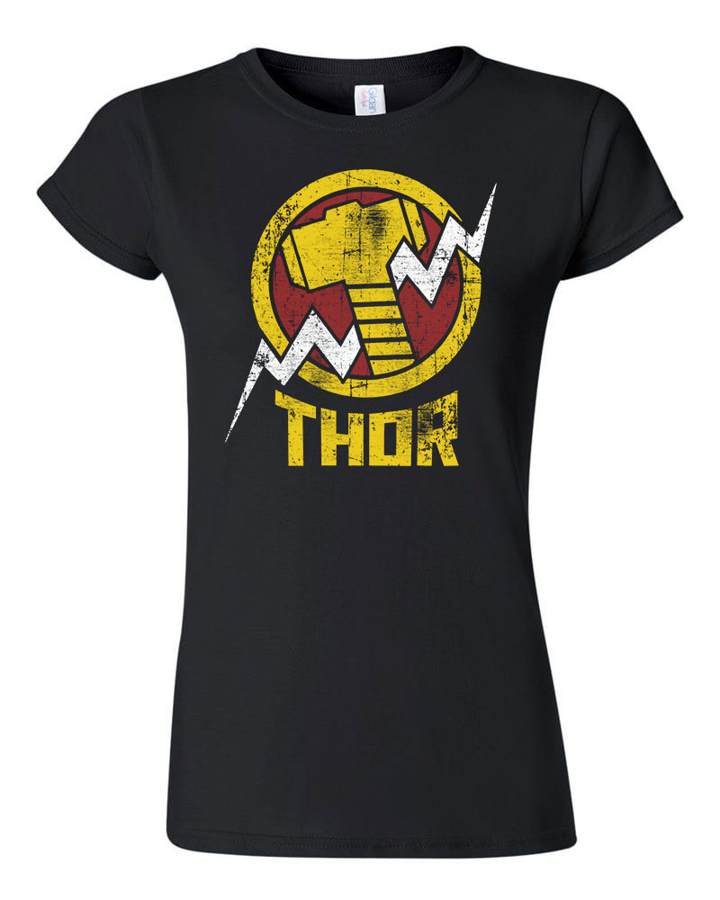 thor avengers Fekete Női Póló