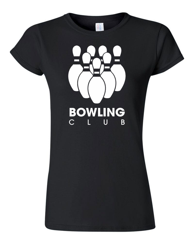 bowling club Fekete Női Póló