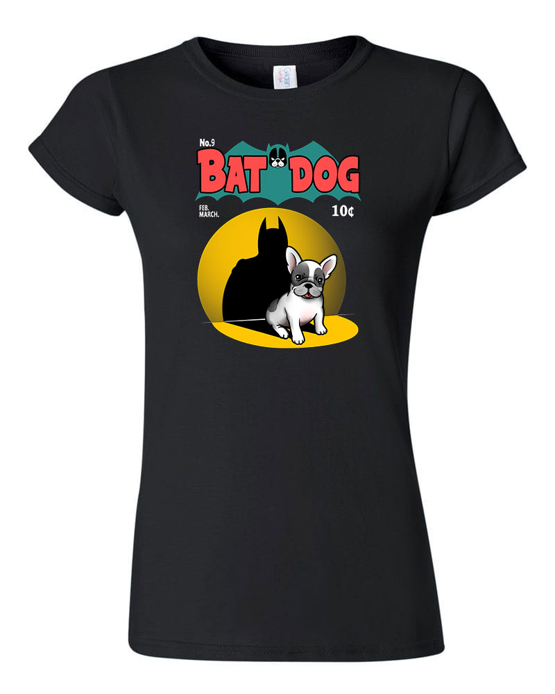 batman kutya bat dog Fekete Női Póló