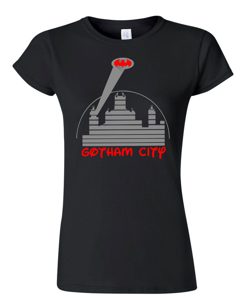 batman gotham Fekete Női Póló