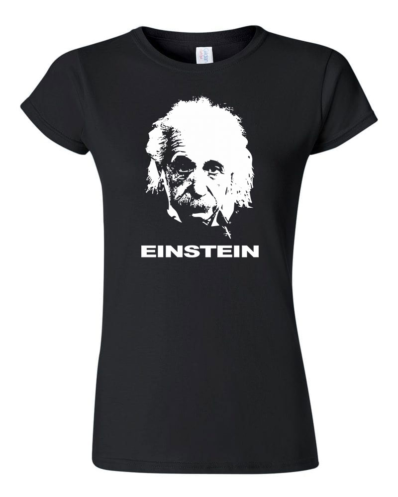 albert einstein Fekete Női Póló