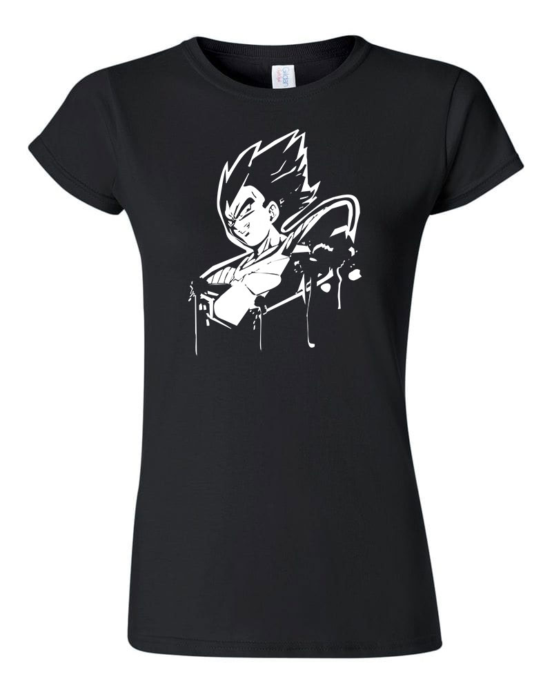 vegeta dragon ball Fekete Női Póló