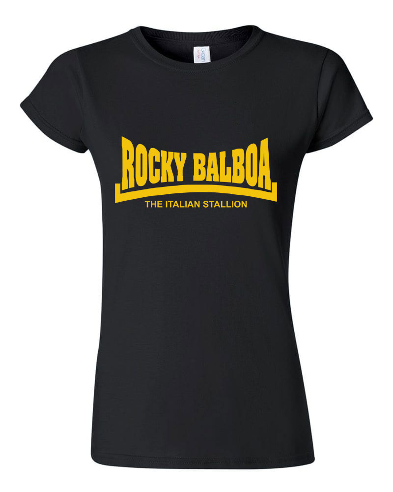 rocky balboa Fekete Női Póló