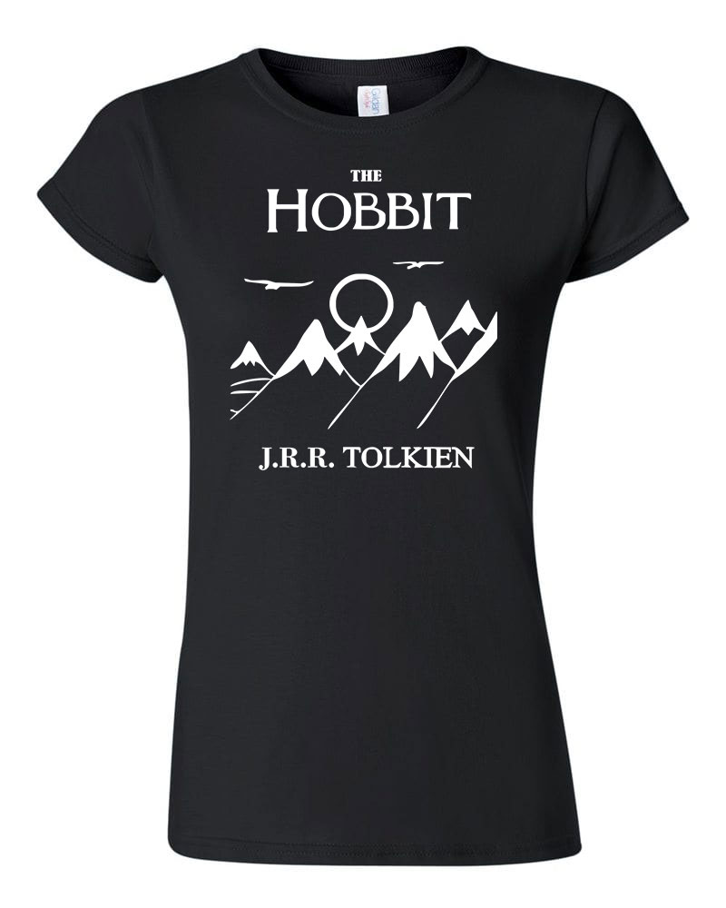 the hobbit jrr tolkien Fekete Női Póló