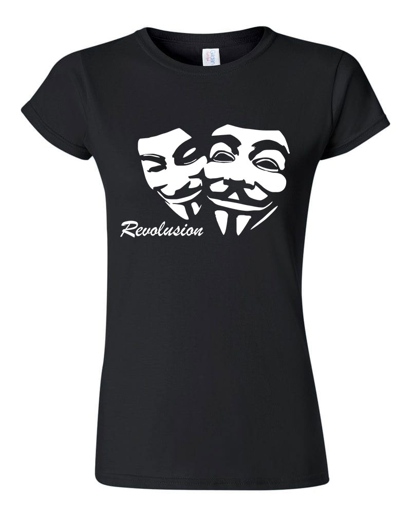 anonymus Fekete Női Póló