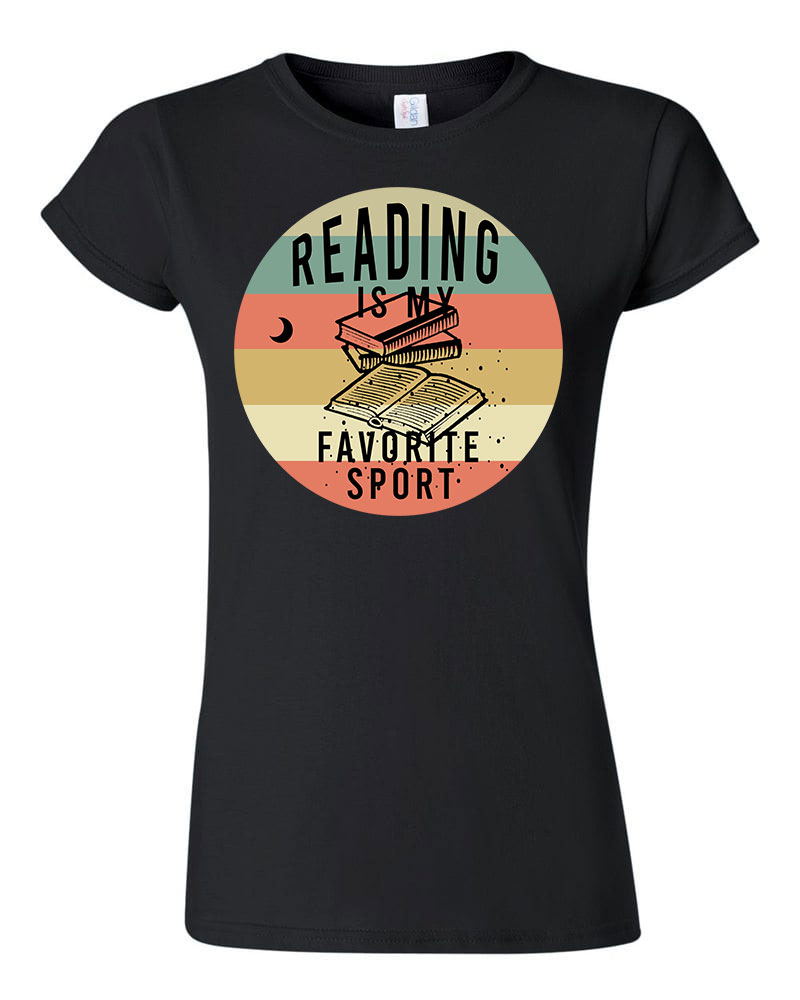 Olvasás reading könyvek Fekete Női Póló