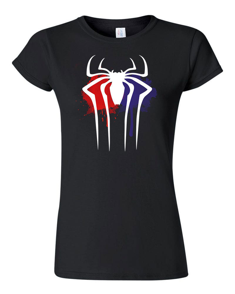 spider man pókember Fekete Női Póló
