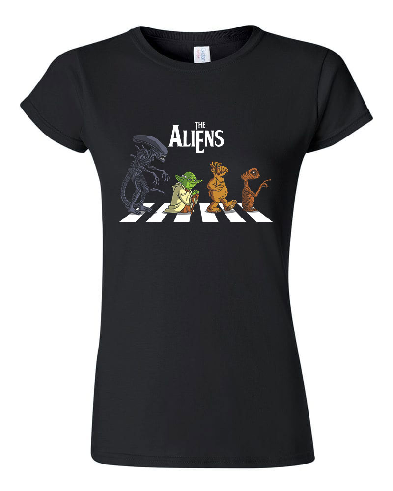 alien yoda alf et Fekete Női Póló