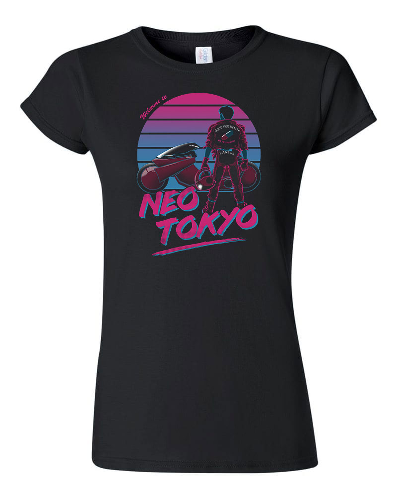 neo tokyo Fekete Női Póló