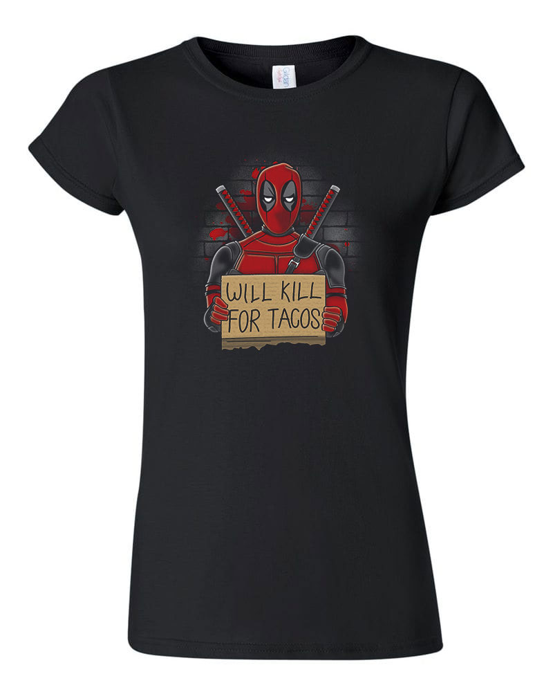 deadpool Fekete Női Póló