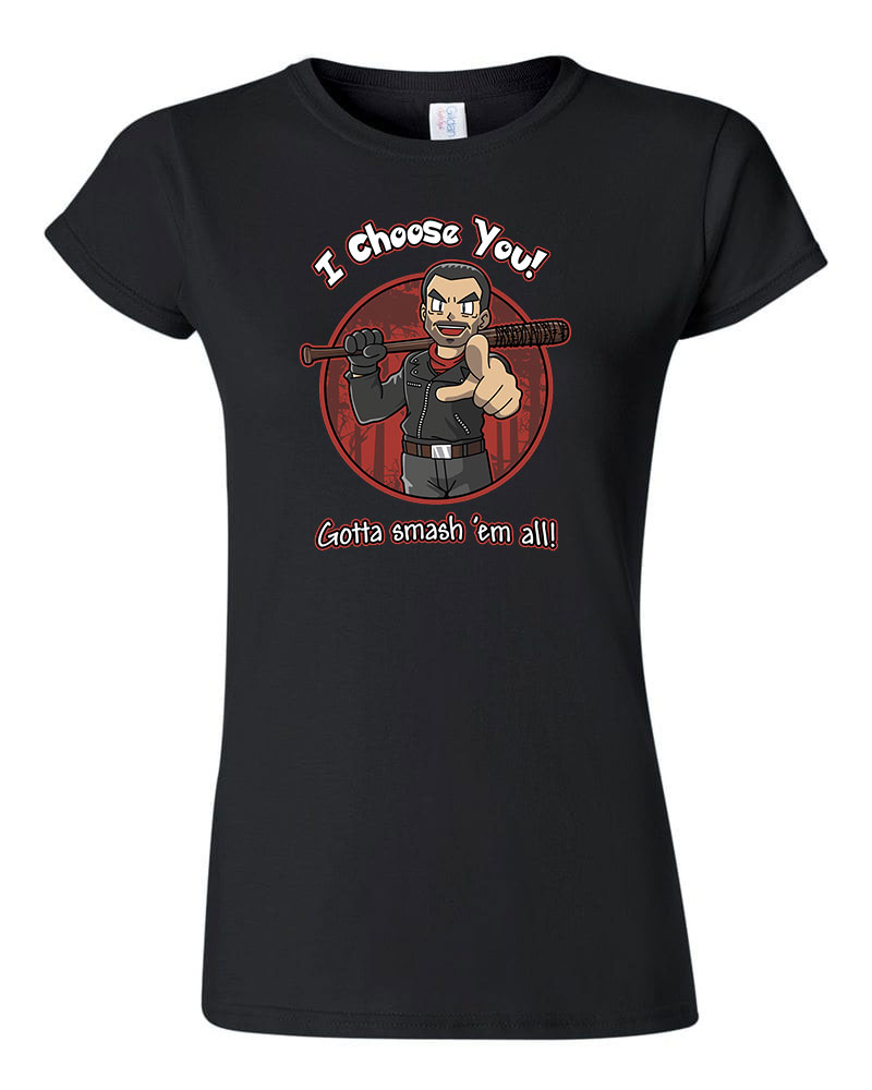 negan walking dead Fekete Női Póló
