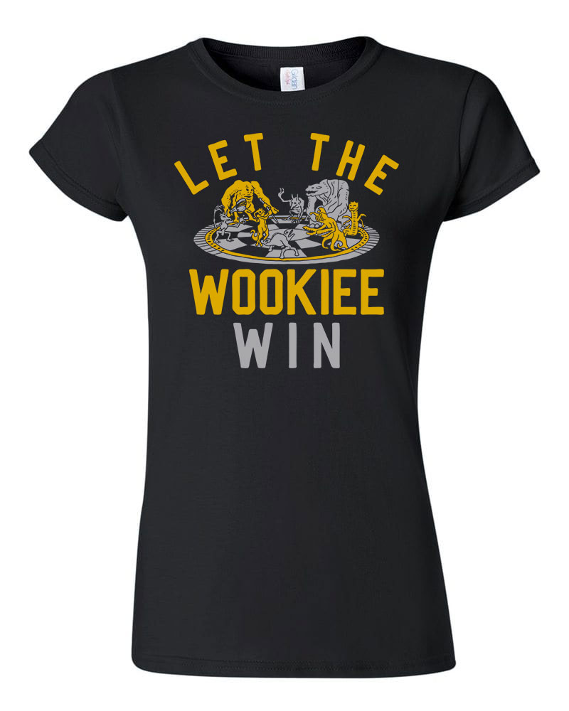 star wars wookie choowie chewbacca Fekete Női Póló