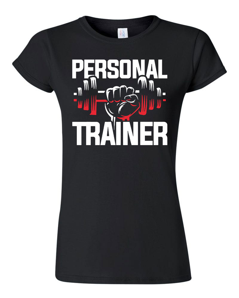 personal trainer személyi edző edzős kondi Fekete Női Póló