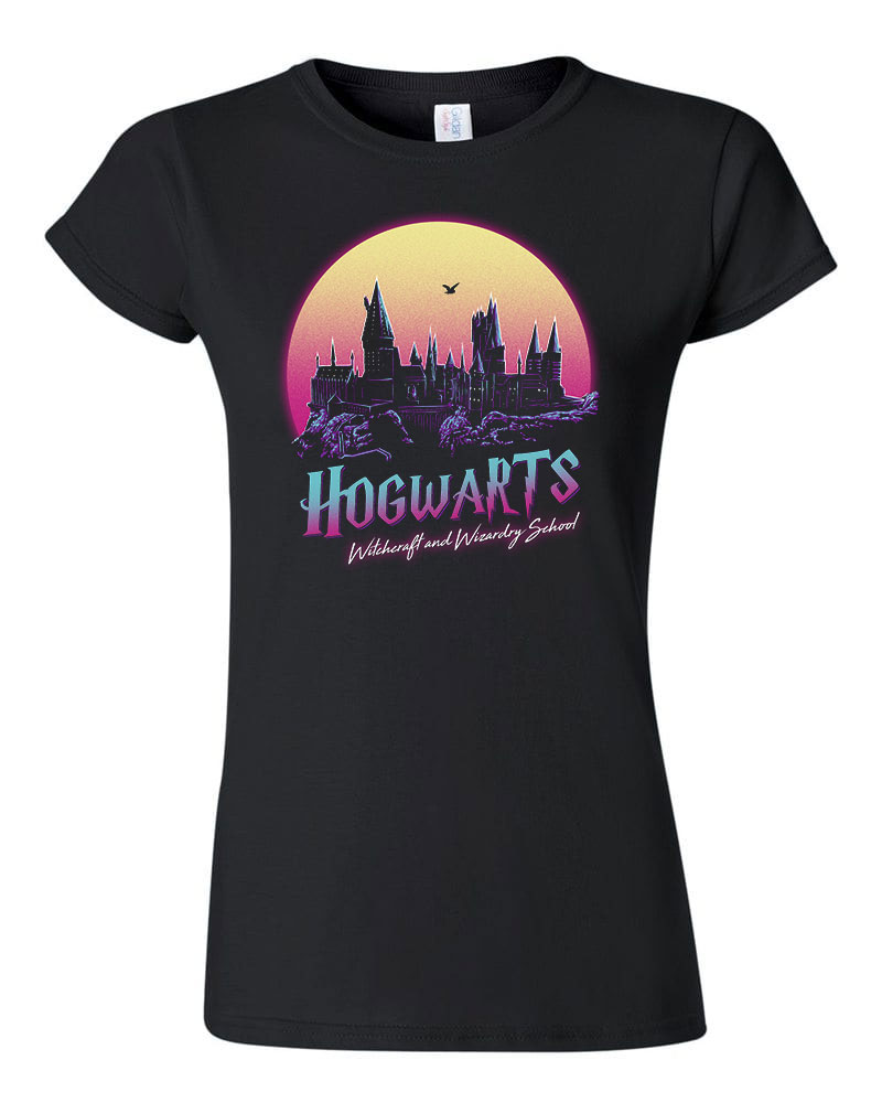 hogwarts roxfort harry potter Fekete Női Póló