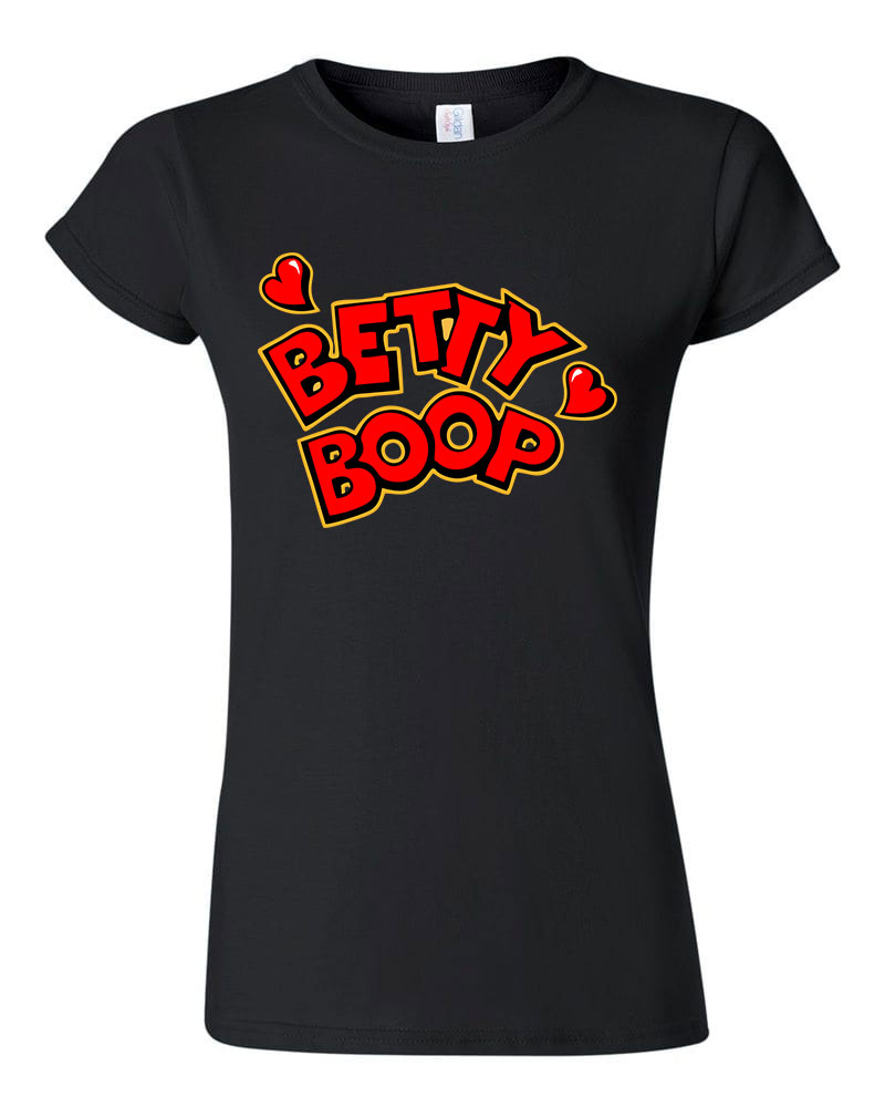 betty boop Fekete Női Póló