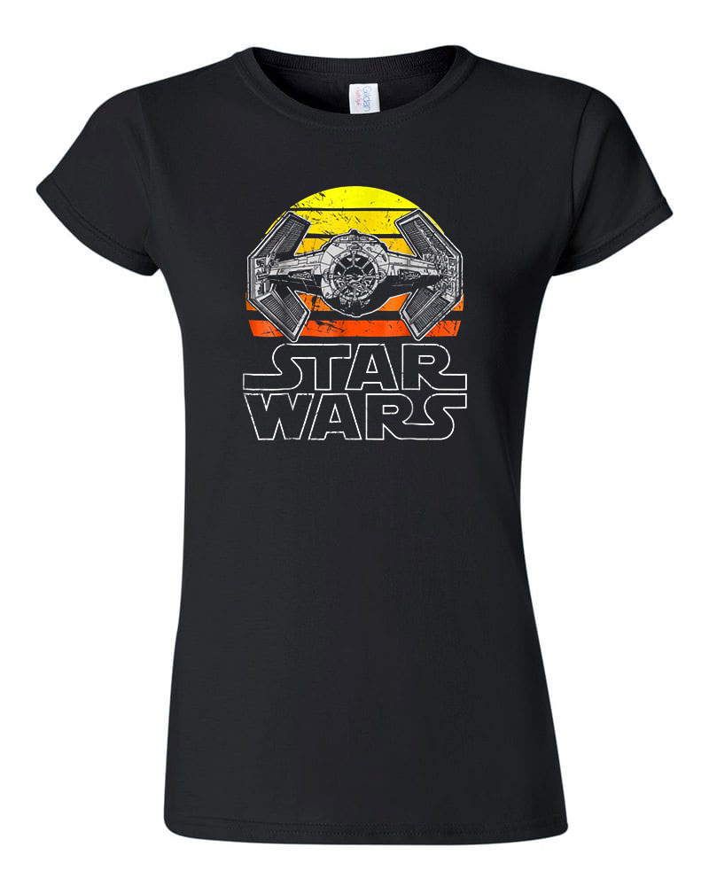 star wars tie fighter Fekete Női Póló